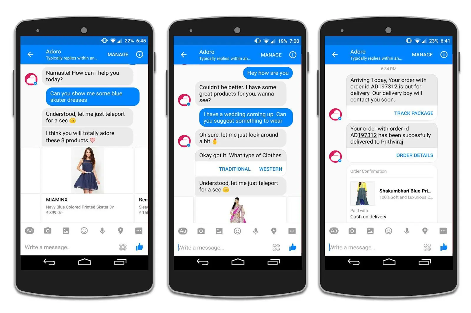 Style, Share and Shop With Adoro’s Chatbot Amy on Facebook Messenger